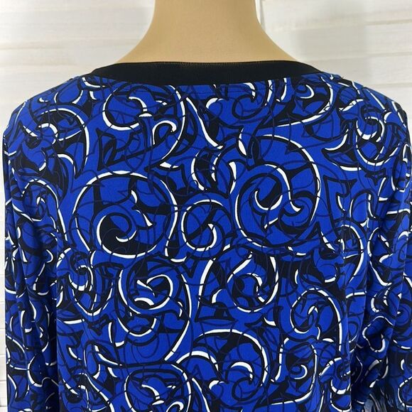 Chico’s Travelers Tunic Size 1 (8) Top Medium NWOT - Picture 9 of 16